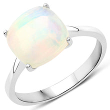 Load image into Gallery viewer, 2.90 Carat Genuine Ethiopian Opal .925 Sterling Silver Ring