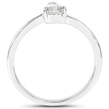 Load image into Gallery viewer, 14K White Gold 0.50 Carat Genuine White Diamond Ring