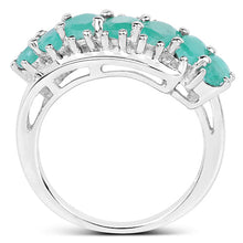 Load image into Gallery viewer, 1.64 Carat Genuine Emerald Sterling Silver Ring