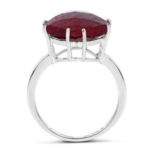 Load image into Gallery viewer, 8.20 Carat Dyed Ruby .925 Sterling Silver Ring