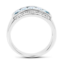 Load image into Gallery viewer, 1.75 Carat Genuine Blue Topaz .925 Sterling Silver Ring