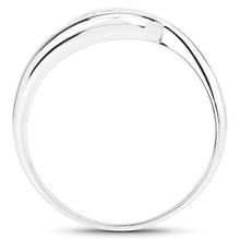 Load image into Gallery viewer, 0.74 Carat Genuine Blue Topaz .925 Sterling Silver Ring