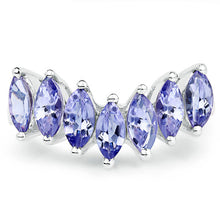 Load image into Gallery viewer, 1.68 Carat Genuine Tanzanite .925 Sterling Silver Ring