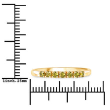 将图片加载到图库查看器,0.22 Carat Genuine Dark Yellow Diamond 14K Yellow Gold Ring (I1-I2)