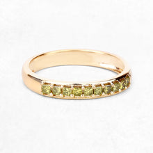 Load image into Gallery viewer, 0.27 Carat Genuine Yellow Diamond 14K Yellow Gold Ring (SI1-SI2)