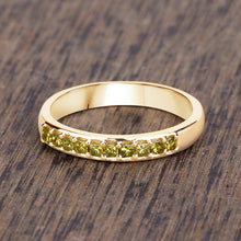 Load image into Gallery viewer, 0.27 Carat Genuine Yellow Diamond 14K Yellow Gold Ring (SI1-SI2)