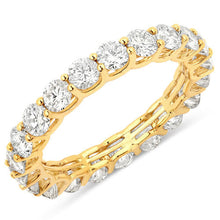 Load image into Gallery viewer, 2.52 Carat Genuine Lab Grown Diamond 14K Yellow Gold Ring