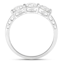 Load image into Gallery viewer, 1.50 Carat Genuine Lab Grown Diamond 14K White Gold Ring
