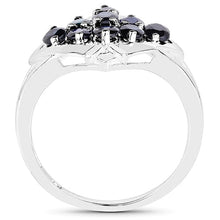 Load image into Gallery viewer, 1.80 Carat Genuine Blue Sapphire .925 Sterling Silver Ring