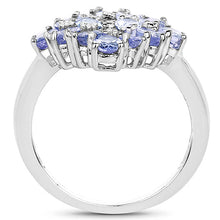 Load image into Gallery viewer, 2.72 Carat Genuine Tanzanite .925 Sterling Silver Ring