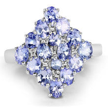 Load image into Gallery viewer, 2.72 Carat Genuine Tanzanite .925 Sterling Silver Ring