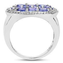 Load image into Gallery viewer, 1.70 Carat Genuine Tanzanite .925 Sterling Silver Ring