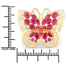 将图片加载到图库查看器,3.08 Carat Genuine Ruby .925 Sterling Silver Ring
