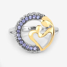 Load image into Gallery viewer, 0.28 Carat Genuine Tanzanite .925 Sterling Silver Ring