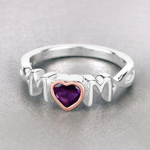 Load image into Gallery viewer, 0.43 Carat Genuine Amethyst .925 Sterling Silver Ring