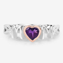 Load image into Gallery viewer, 0.43 Carat Genuine Amethyst .925 Sterling Silver Ring