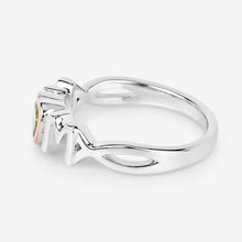 Load image into Gallery viewer, 0.44 Carat Genuine Peridot .925 Sterling Silver Ring