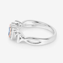 Load image into Gallery viewer, 0.52 Carat Genuine Swiss Blue Topaz .925 Sterling Silver Ring