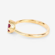 Load image into Gallery viewer, 0.50 Carat Genuine Ruby 14K Yellow Gold Ring