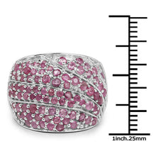 Load image into Gallery viewer, 2.97 Carat Genuine Ruby .925 Sterling Silver Ring