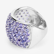 Load image into Gallery viewer, 4.22 Carat Genuine Tanzanite .925 Sterling Silver Ring
