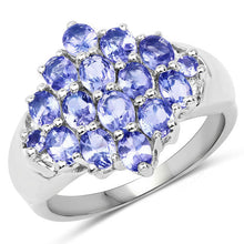 Load image into Gallery viewer, 2.45 Carat Genuine Tanzanite .925 Sterling Silver Ring