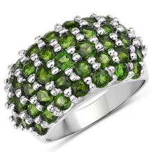 Load image into Gallery viewer, 5.04 Carat Genuine Chrome Diopside .925 Sterling Silver Ring
