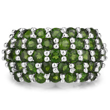 Load image into Gallery viewer, 5.04 Carat Genuine Chrome Diopside .925 Sterling Silver Ring