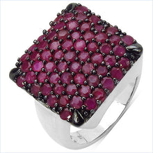 将图片加载到图库查看器,3.15 Carat Genuine Ruby .925 Sterling Silver Ring