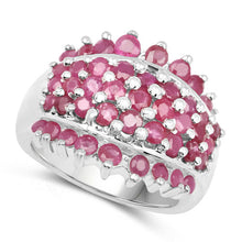 Load image into Gallery viewer, 2.70 Carat Genuine Ruby .925 Sterling Silver Ring