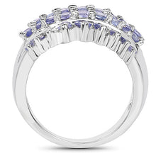 Load image into Gallery viewer, 2.35 Carat Genuine Tanzanite .925 Sterling Silver Ring