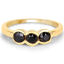 Load image into Gallery viewer, 1.16 Carat Genuine Black Diamond .925 Sterling Silver Ring