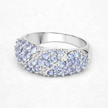 Load image into Gallery viewer, 1.48 Carat Genuine Tanzanite .925 Sterling Silver Ring