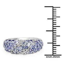 Load image into Gallery viewer, 1.48 Carat Genuine Tanzanite .925 Sterling Silver Ring