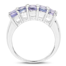 Load image into Gallery viewer, 2.55 Carat Genuine Tanzanite .925 Sterling Silver Ring