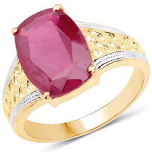 将图片加载到图库查看器,7.50 Carat Glass Filled Ruby .925 Sterling Silver Ring