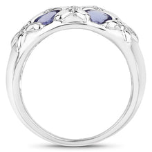 Load image into Gallery viewer, 2.31 Carat Genuine Tanzanite .925 Sterling Silver Ring