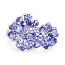 Load image into Gallery viewer, 2.88 Carat Genuine Tanzanite .925 Sterling Silver Ring