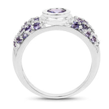 Load image into Gallery viewer, 1.45 Carat Genuine Tanzanite .925 Sterling Silver Ring
