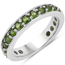 Load image into Gallery viewer, 1.33 Carat Genuine Chrome Diopside .925 Sterling Silver Ring