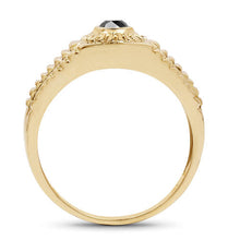 Load image into Gallery viewer, 0.20 Carat Genuine Black Diamond .925 Sterling Silver Ring