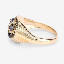 将图片加载到图库查看器,0.91 Carat Genuine Black Diamond .925 Sterling Silver Ring