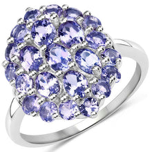 Load image into Gallery viewer, 2.31 Carat Genuine Tanzanite .925 Sterling Silver Ring
