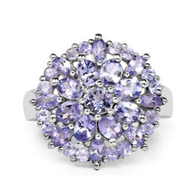 Load image into Gallery viewer, 2.79 Carat Genuine Tanzanite .925 Sterling Silver Ring