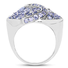 Load image into Gallery viewer, 3.65 Carat Genuine Tanzanite .925 Sterling Silver Ring