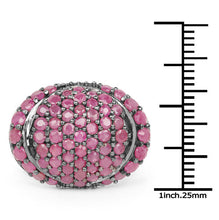 Load image into Gallery viewer, 3.35 Carat Genuine Ruby .925 Sterling Silver Ring