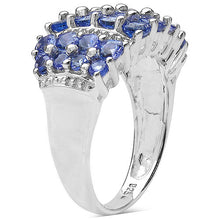 Load image into Gallery viewer, 2.06 Carat Genuine Tanzanite .925 Sterling Silver Ring