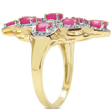 将图片加载到图库查看器,1.98 Carat Genuine Ruby .925 Sterling Silver Ring