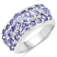 Load image into Gallery viewer, 2.52 Carat Genuine Tanzanite .925 Sterling Silver Ring