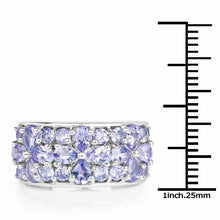 Load image into Gallery viewer, 2.52 Carat Genuine Tanzanite .925 Sterling Silver Ring